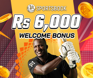 Sportsbook Rs 6,000 Welcome Bonus