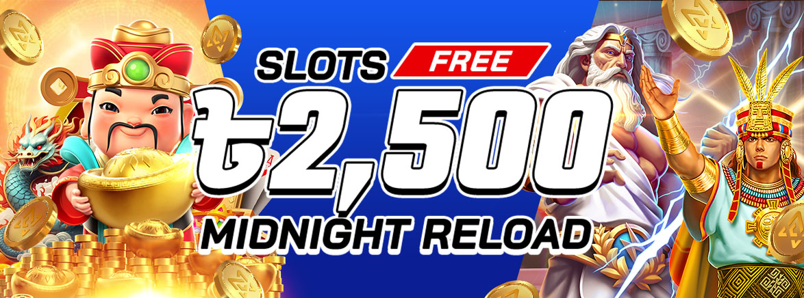 Slots 10% Midnight Reload Bonus 2,500 BDT